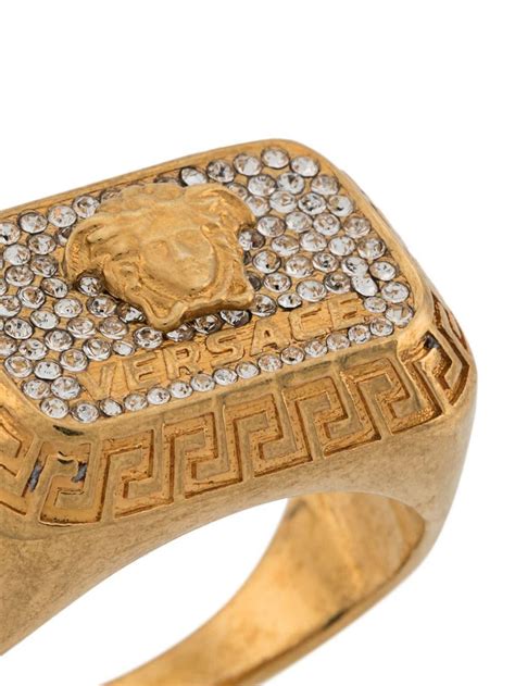 versace bling ring|Versace men's rings for sale.